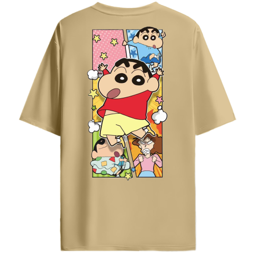 SHINCHAN DUAL DESIGN OVERSIZED TEE