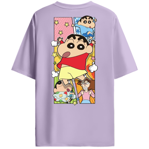 SHINCHAN DUAL DESIGN OVERSIZED TEE