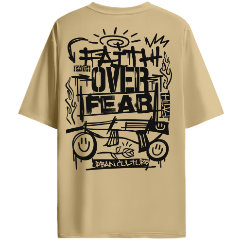 FAITH OVER FEAR OVERSIZED