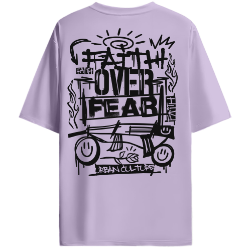 FAITH OVER FEAR OVERSIZED