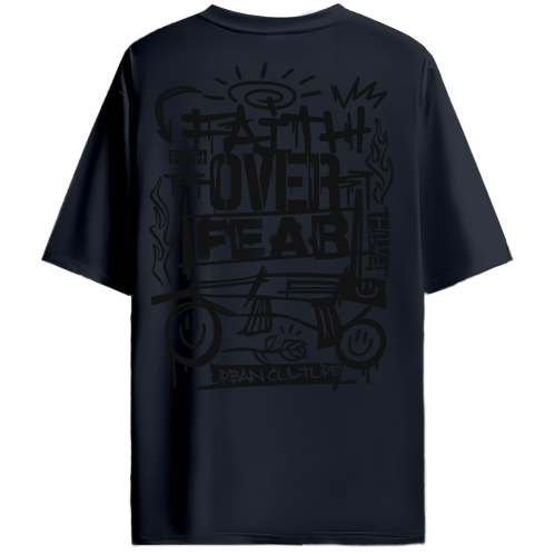 FAITH OVER FEAR OVERSIZED
