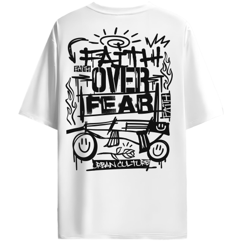 FAITH OVER FEAR OVERSIZED