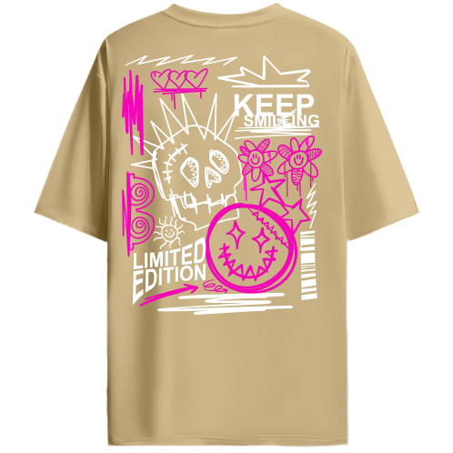 KEEP SMILING OVERSIZED