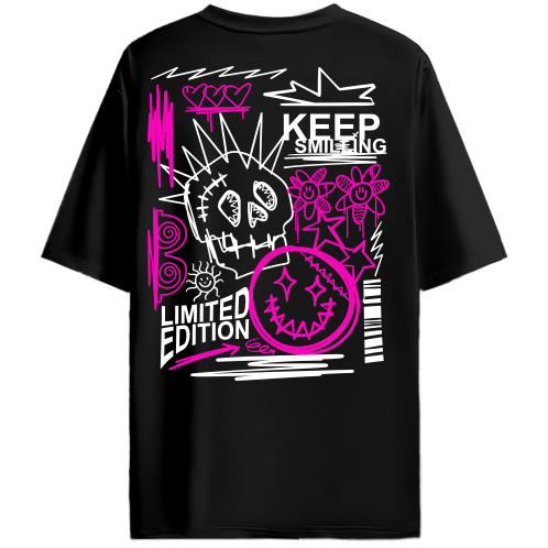 KEEP SMILING OVERSIZED
