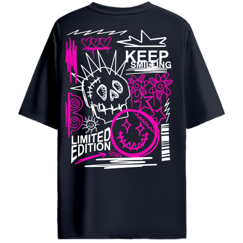 KEEP SMILING OVERSIZED