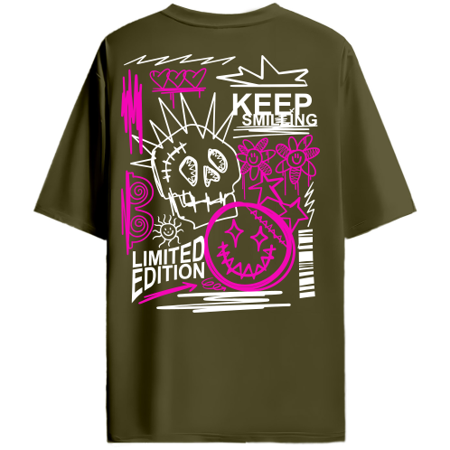 KEEP SMILING OVERSIZED