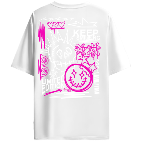 KEEP SMILING OVERSIZED