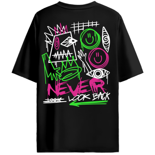 NEVER LOOK BACK OVERSIZED