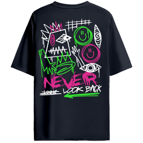 NEVER LOOK BACK OVERSIZED