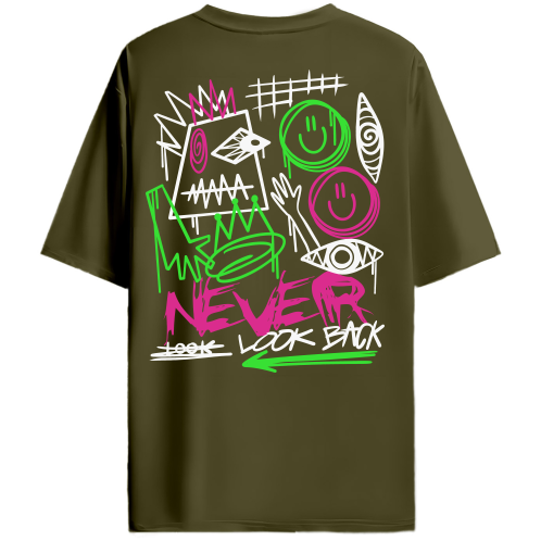 NEVER LOOK BACK OVERSIZED