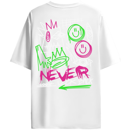 NEVER LOOK BACK OVERSIZED