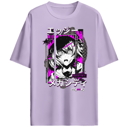 STREET GIRL OVERSIZED ANIME TEE