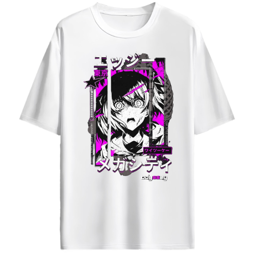 STREET GIRL OVERSIZED ANIME TEE