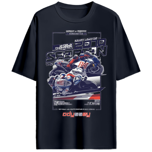 History Of Success Bike Racing Oversized Tshirt