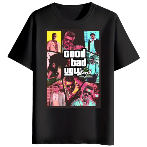 GOOD BAD UGLY (GBU) AJITH TSHIRT