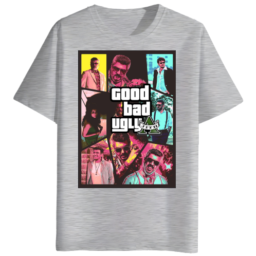 GOOD BAD UGLY (GBU) AJITH TSHIRT