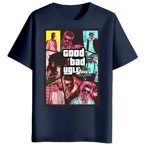 GOOD BAD UGLY (GBU) AJITH TSHIRT
