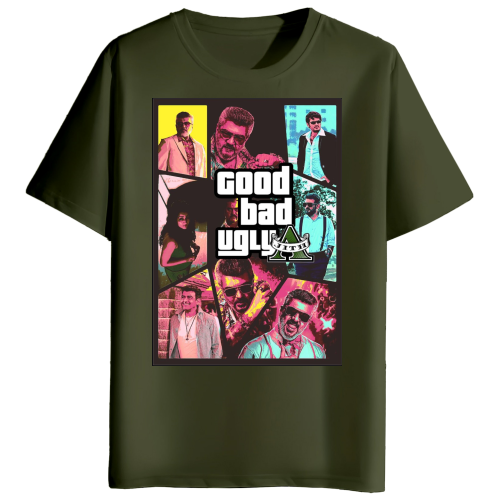 GOOD BAD UGLY (GBU) AJITH TSHIRT