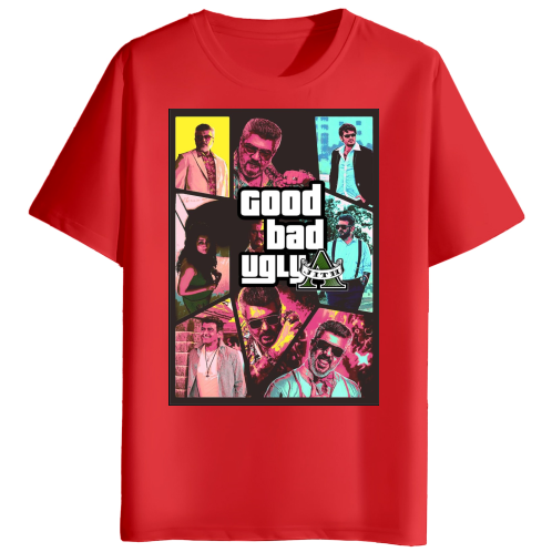 GOOD BAD UGLY (GBU) AJITH TSHIRT