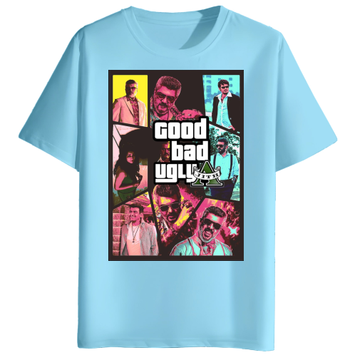 GOOD BAD UGLY (GBU) AJITH TSHIRT