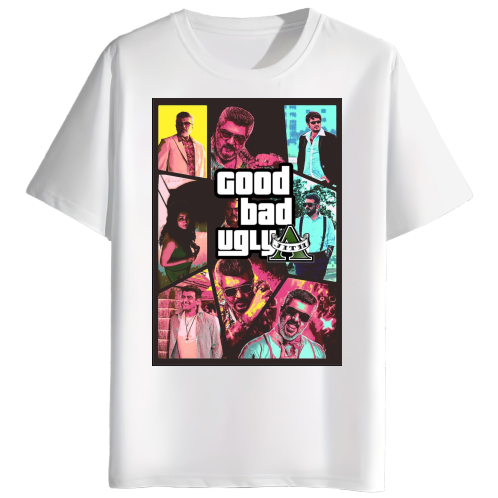 GOOD BAD UGLY (GBU) AJITH TSHIRT