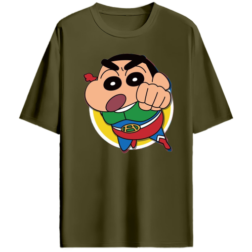 ACTION COMMON SHINCHAN OVERSIZED TEE
