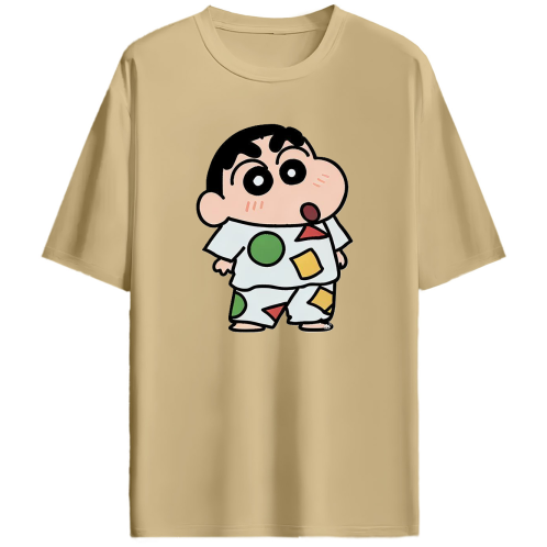 SHINCHAN DUAL SIDE OVERSIZED TEE