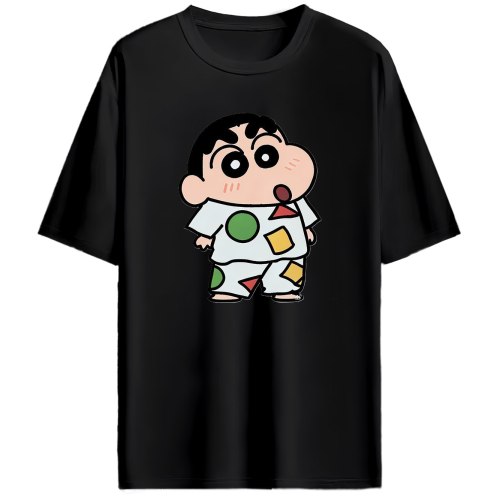 SHINCHAN DUAL SIDE OVERSIZED TEE