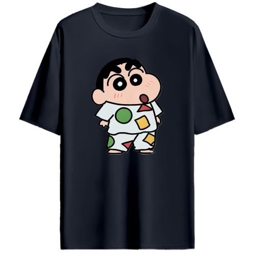 SHINCHAN DUAL SIDE OVERSIZED TEE