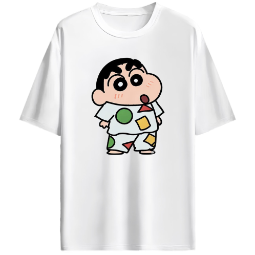 SHINCHAN DUAL SIDE OVERSIZED TEE