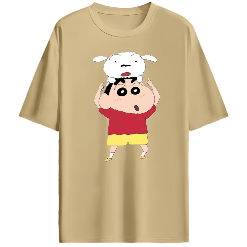 SHINCHAN DUAL DESIGN OVERSIZED TEE