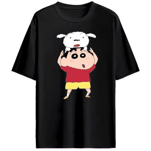SHINCHAN DUAL DESIGN OVERSIZED TEE