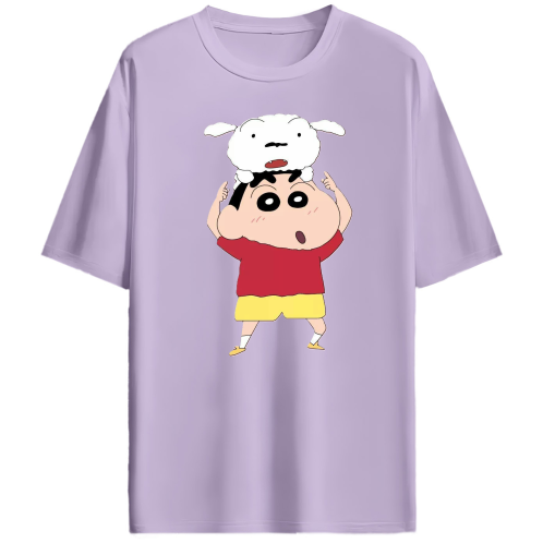 SHINCHAN DUAL DESIGN OVERSIZED TEE