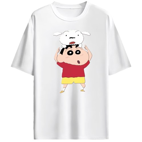 SHINCHAN DUAL DESIGN OVERSIZED TEE