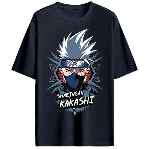 SHARINGAN KAKASHI ANIME OVERSIZED TEE