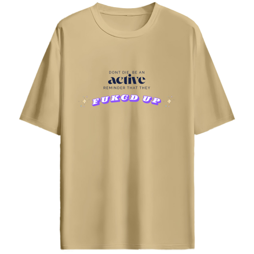 Be a reminder! Oversized T-shirt.