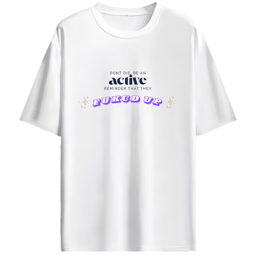 Be a reminder! Oversized T-shirt.